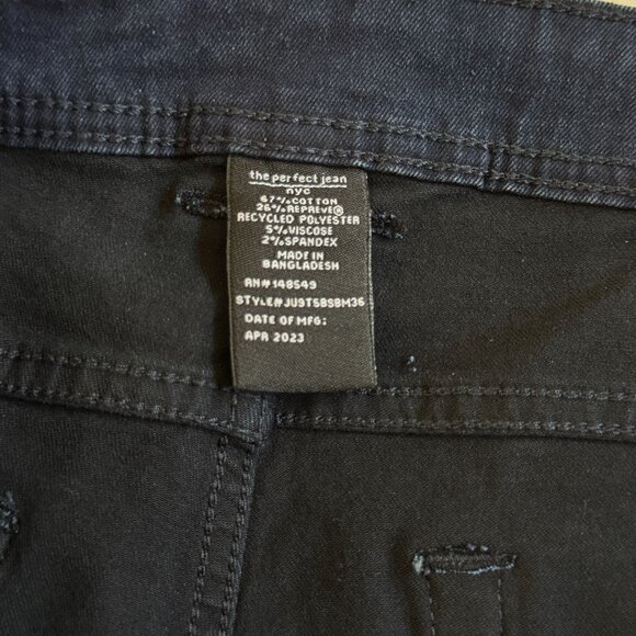 The Perfect Jean NYC Mens 36 x 36 Slim Thick OG‎ Stretch Submarine Deep Blue - Picture 11 of 13